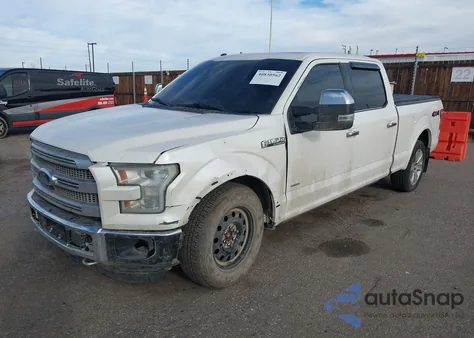 2016 Ford F-150 Platinum from USA, damaged, VIN 1FTFW1EG1GFB01706